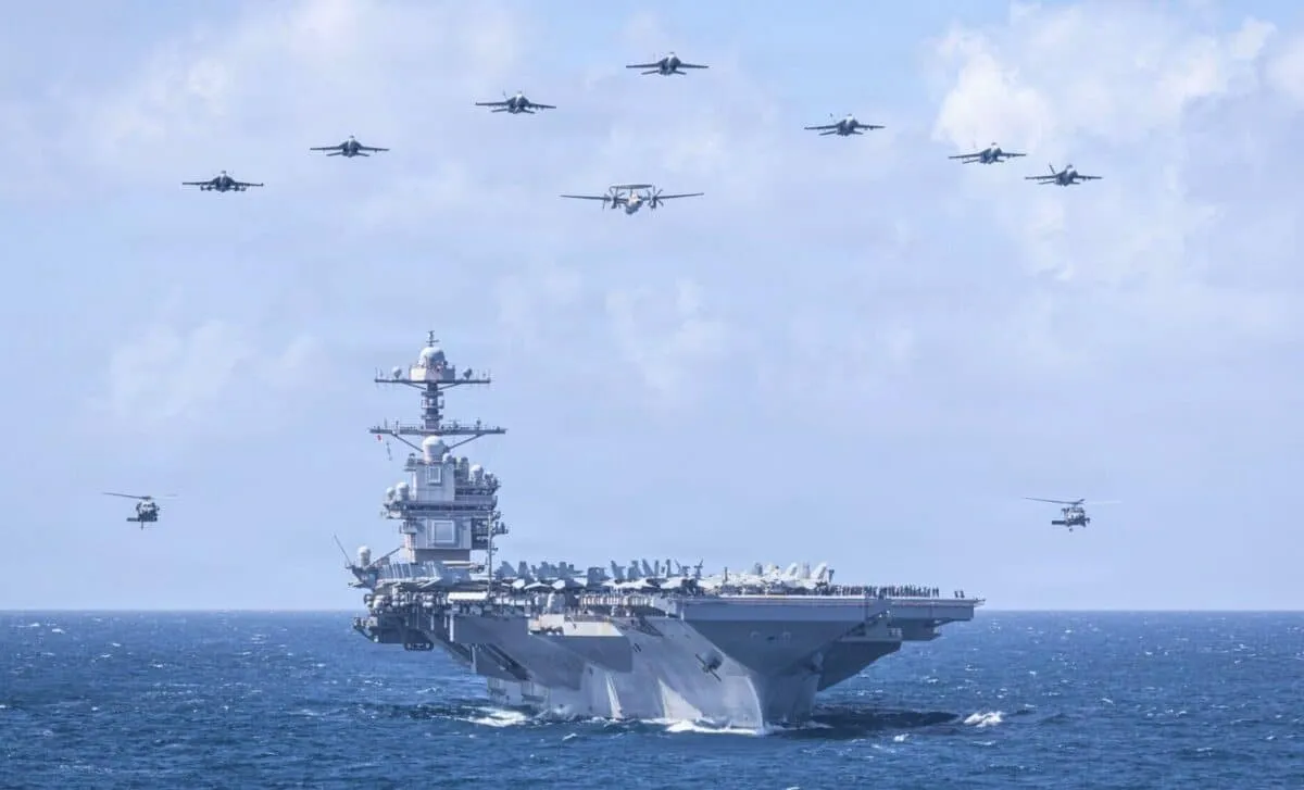 Включили маяк: где сейчас USS Gerald R. Ford