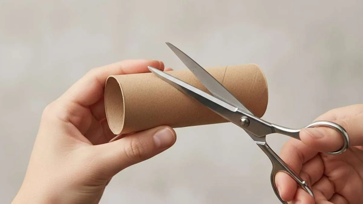 Несколько надрезов — и рулон туалетной бумаги превращается в практичного маленького помощника