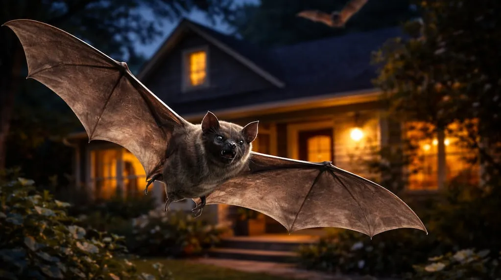 Если у дома летают летучие мыши, значит природа на вашей стороне